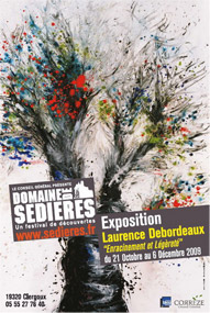 Exposition au domaine de S&eacute;di&egrave;res du 21 octobre au 6 d&eacute;cembre 2009